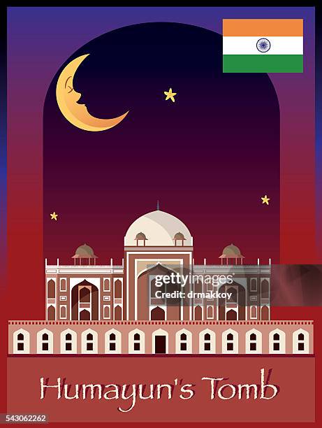 humayuns grab - humayuns tomb stock-grafiken, -clipart, -cartoons und -symbole