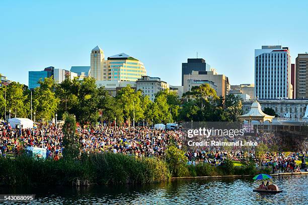 christmas markets adelaide - adelaide city stock pictures, royalty-free photos & images