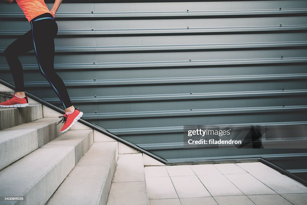 Climbing Up The Stairs