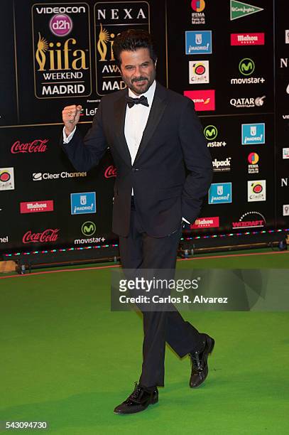 Anil Kapoor attends the 17th IIFA Awards at Ifema on June 25, 2016 in Madrid, Spain.