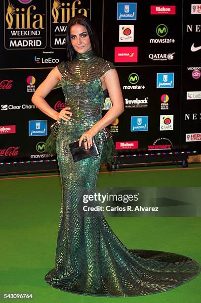 Elli Avram attends the 17th IIFA Awards at Ifema on June 25, 2016 in Madrid, Spain.