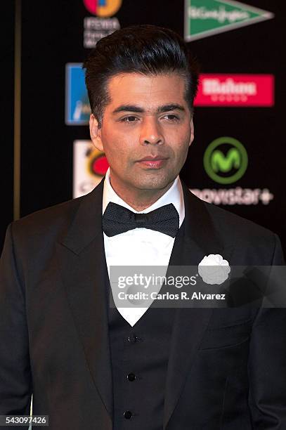 Karan Johar attends the 17th IIFA Awards at Ifema on June 25, 2016 in Madrid, Spain.