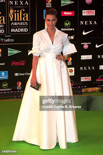 Neha Dhupia attends the 17th IIFA Awards at Ifema on June 25, 2016 in Madrid, Spain.