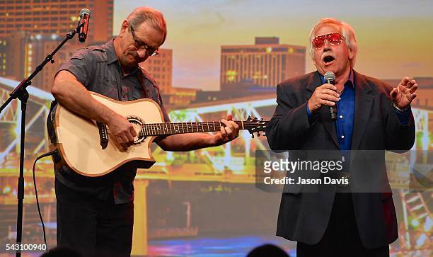 Recording Artist John Conlee performs during 33rd Annual American Eagle Awards during Music Industry Day at Summer NAMM in Music City Center on June...