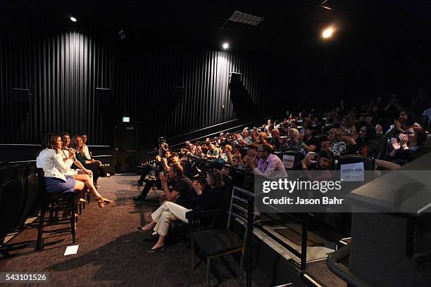 General atmosphere during the SeriesFest: Season Two 'From Web to TV: Teachers Case Study' panel at Sie FilmCenter on June 25, 2016 in Denver,...