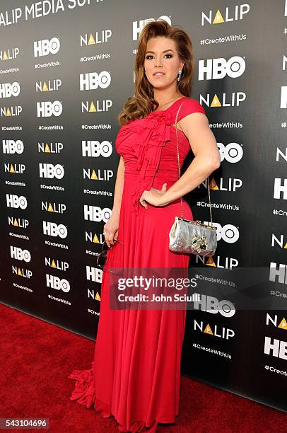 Actress Alicia Machado attends the NALIP 2016 Latino Media Awards at Dolby Theatre on June 25, 2016 in Hollywood, California.