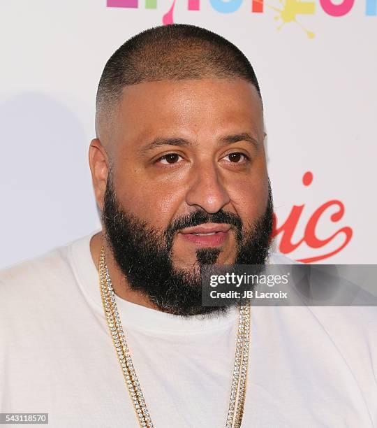 Khaled arrives at the 2nd Annual Epic Fest held at Sony Pictures Studios on June 25, 2016 in Culver City, California.