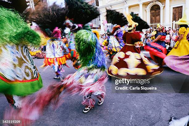 maracatu rural - carnaval 2015 - brazil carnival stock pictures, royalty-free photos & images