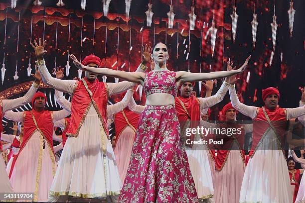 Deepika Padukone attends the 17th IIFA Awards ceremony at Ifema on June 25, 2016 in Madrid, Spain.