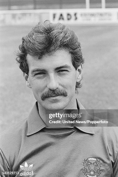 English professional footballer and goalkeeper for Leyton Orient F.C., Mervyn Day pictured on 13th August 1982.