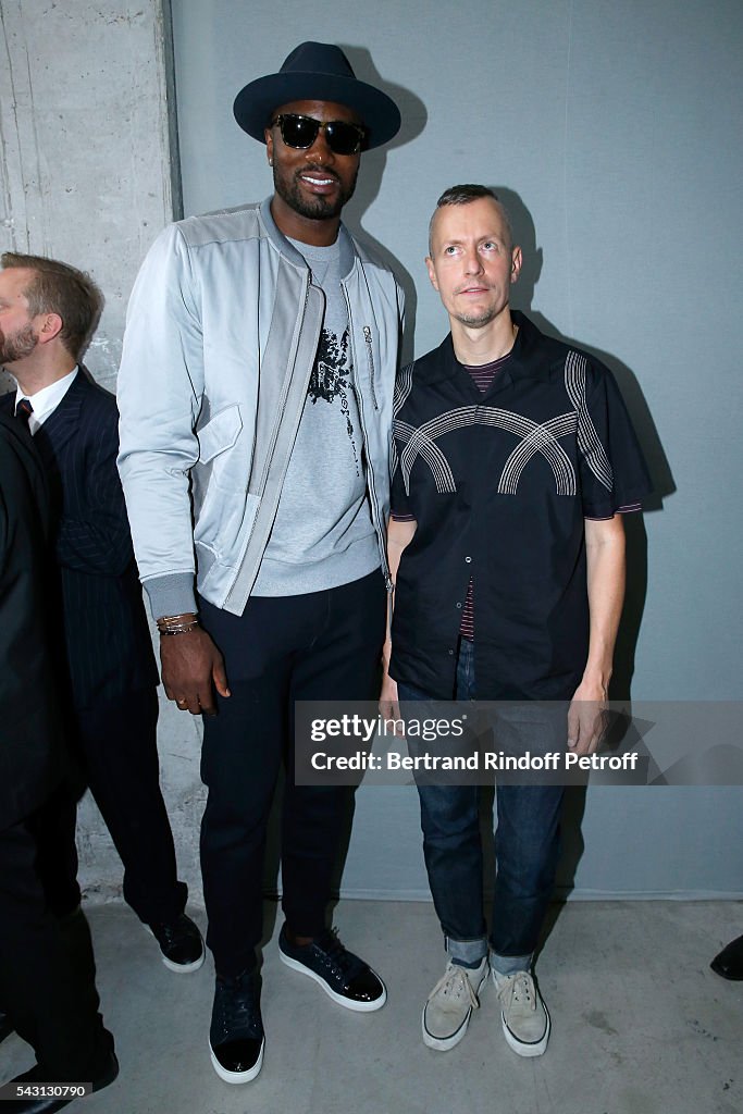 Lanvin : Front Row  - Paris Fashion Week - Menswear Spring/Summer 2017