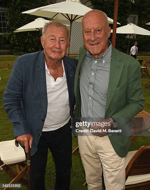 Sir Terence Conran and Lord Norman Foster attend The Cartier Style et Luxe at the Goodwood Festival of Speed at Goodwood on June 26, 2016 in...