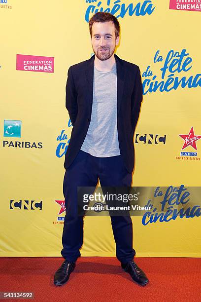 Actor Gregoire-Leprince Ringuet attends the 32nd "Fete du Cinema" launch at UGC Cine Cite Bercy on June 26, 2016 in Paris, France.