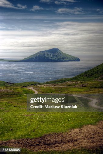 Faroe Island Stremoy view towards Hestur Faroe Island Stremoy view towards Hestur