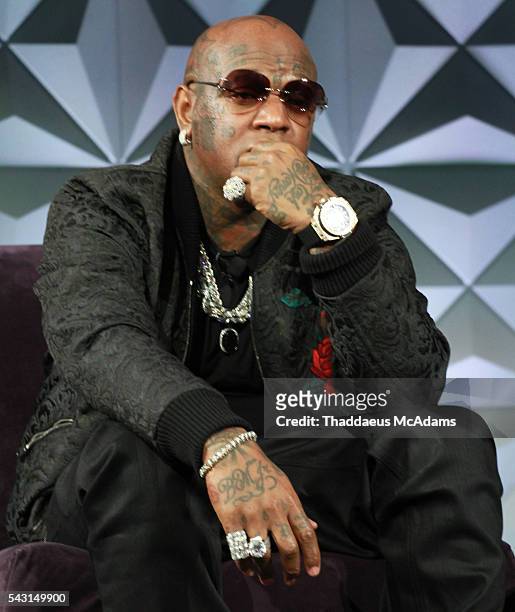 Recording artist Birdman speaks during the Genius Talks sponsored by AT&T during the 2016 BET Experience on June 25, 2016 in Los Angeles, California.