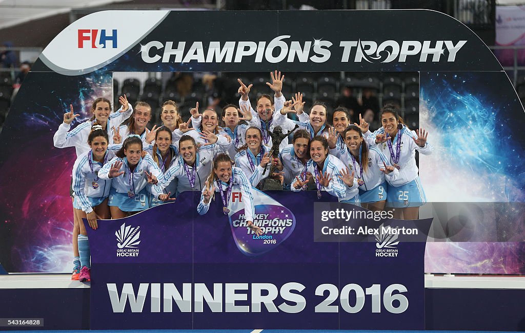 FIH Women's Hockey Champions Trophy 2016 - Day Twelve