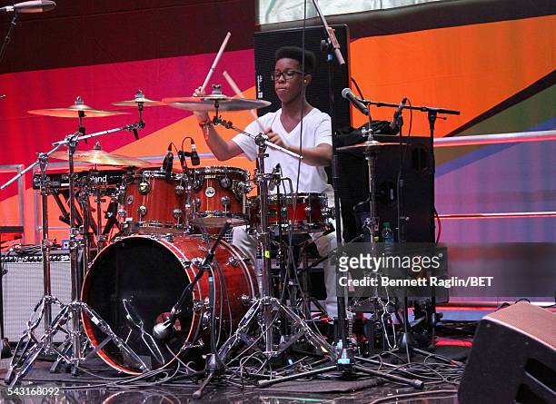 Musician Jarad Dawkins of Unlocking the Truth performs on the BETX stage during the 2016 BET Experience on June 26, 2016 in Los Angeles, California.