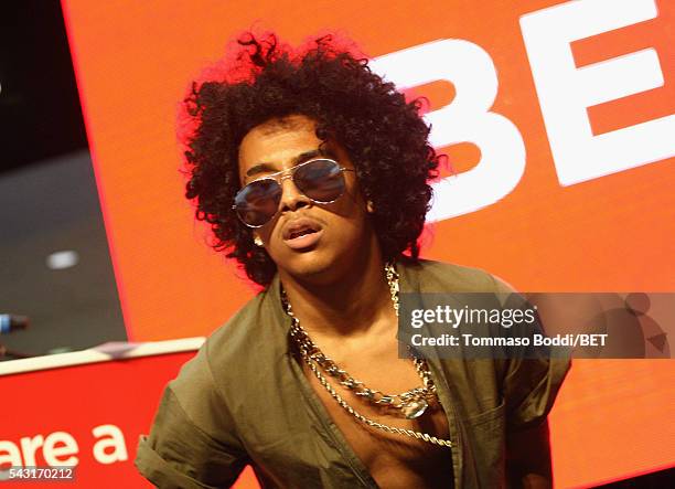 Recording artist Princeton of Mindless Behavior performs onstage during the Coke music studio during the 2016 BET Experience on June 26, 2016 in Los...