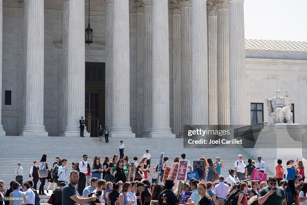 Pro-opção adeptos fora dos Estados Unidos. Supremo tribunal