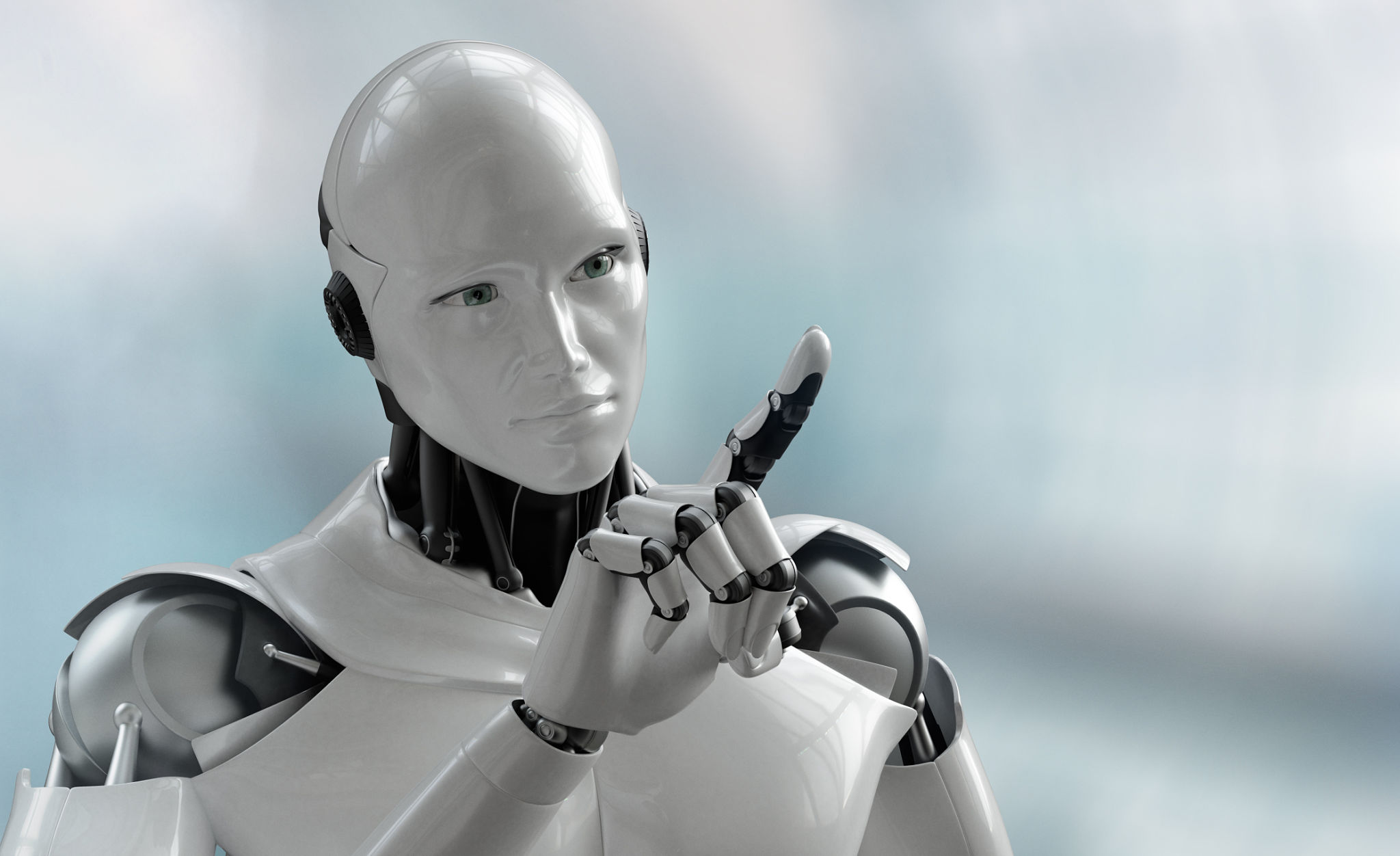 robot thinking