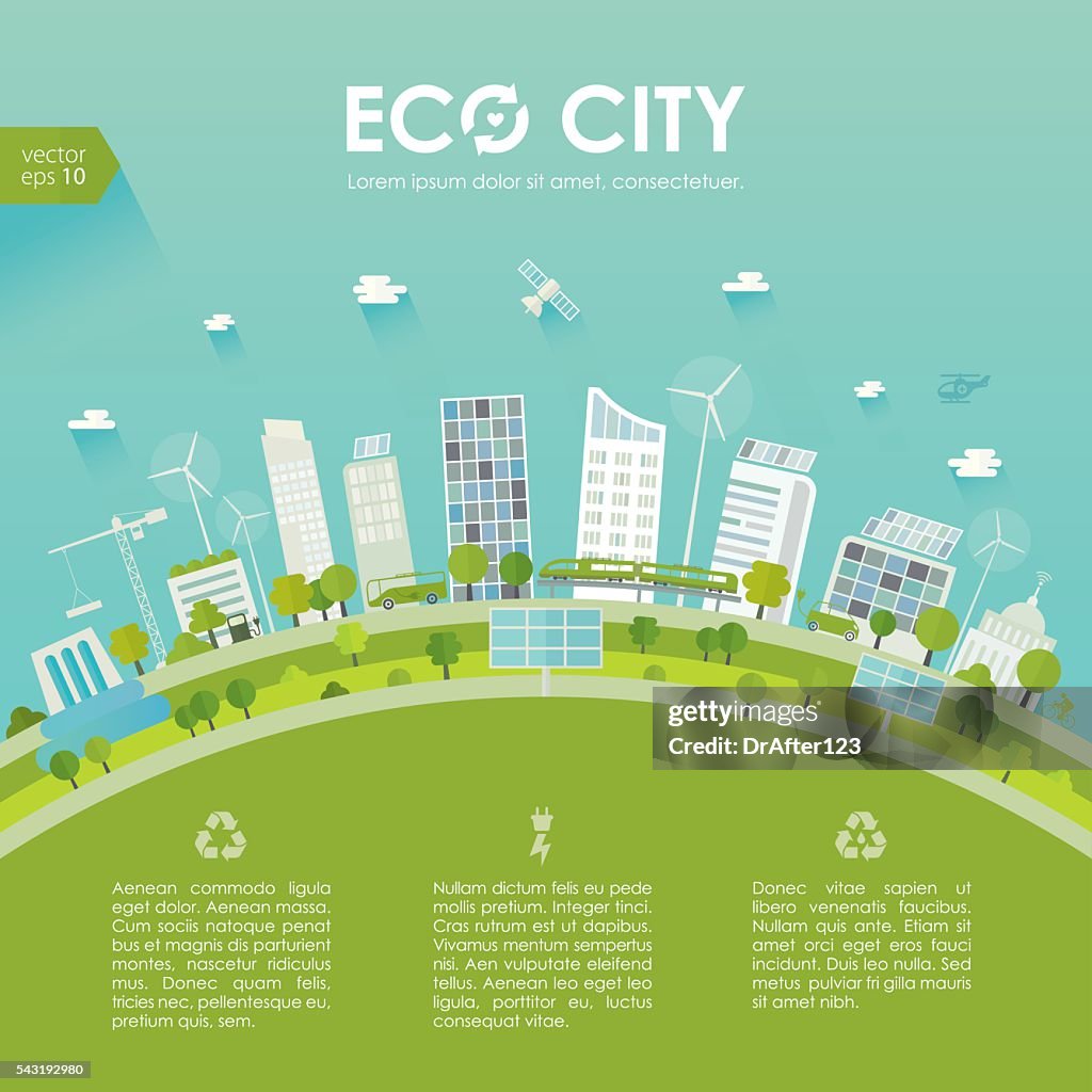 Sustainable City Concept