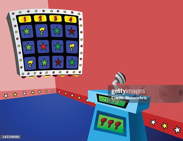 gameshow_set - stage set stock illustrations