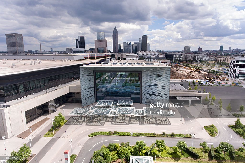 Messe Frankfurt-Tor West, Luftaufnahme