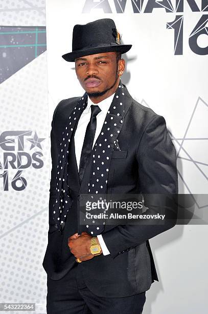 Recording artist Diamond Platnumz attends the 2016 BET Awards at Microsoft Theater on June 26, 2016 in Los Angeles, California.