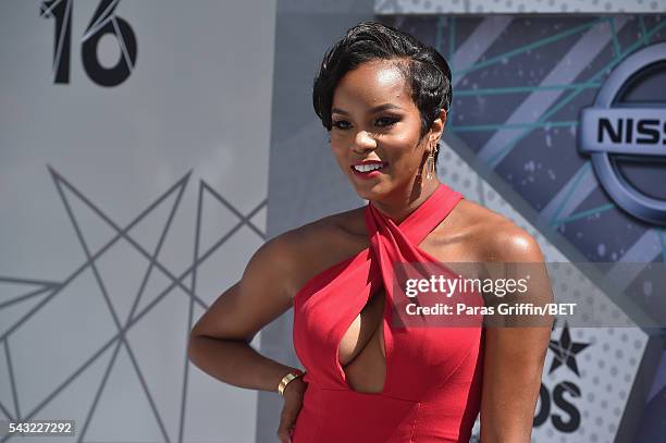 Singer LeToya Luckett attends the 2016 BET Awards at the Microsoft Theater on June 26, 2016 in Los Angeles, California.