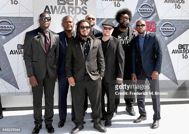 The Roots attend the 2016 BET Awards at the Microsoft Theater on June 26, 2016 in Los Angeles, California.