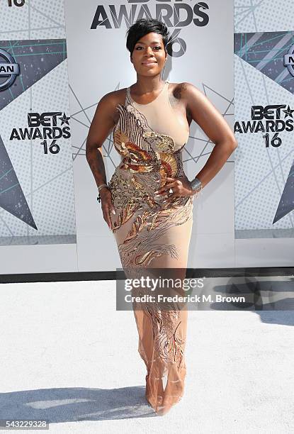 Singer Fantasia Barrino attends the 2016 BET Awards at the Microsoft Theater on June 26, 2016 in Los Angeles, California.
