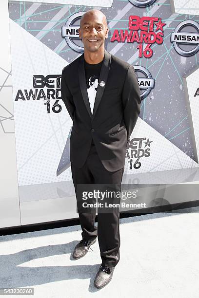 Music Programming and Specials President Stephen G. Hill attends the Make A Wish VIP Experience at the 2016 BET Awards on June 26, 2016 in Los...
