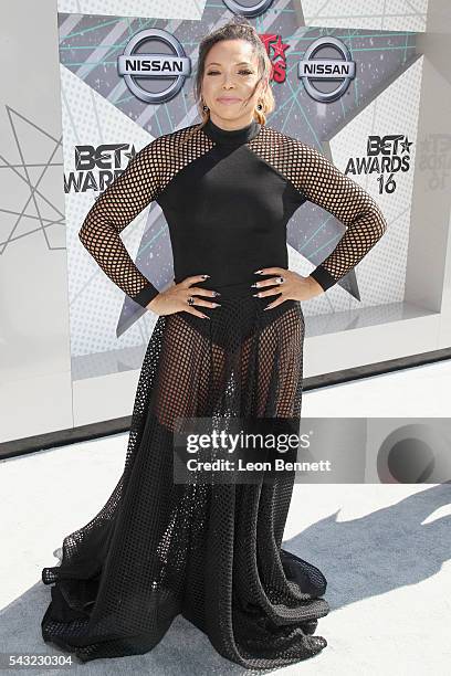 Actress Tisha Campbell-Martin attends the Make A Wish VIP Experience at the 2016 BET Awards on June 26, 2016 in Los Angeles, California.