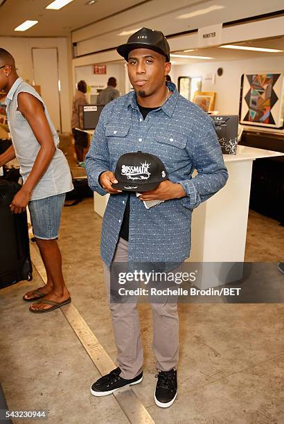 Singer Anthony Brown attends the BETX gifting suite during the 2016 BET Experience on June 26, 2016 in Los Angeles, California.