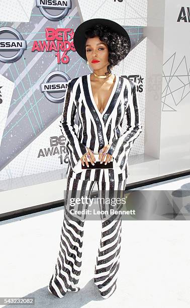 Recording artist Janelle Monae attends the Make A Wish VIP Experience at the 2016 BET Awards on June 26, 2016 in Los Angeles, California.