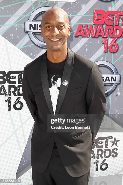 President of Music Programming and Specials at BET Holdings, LLC Stephen G. Hill attends the Make A Wish VIP Experience at the 2016 BET Awards on...
