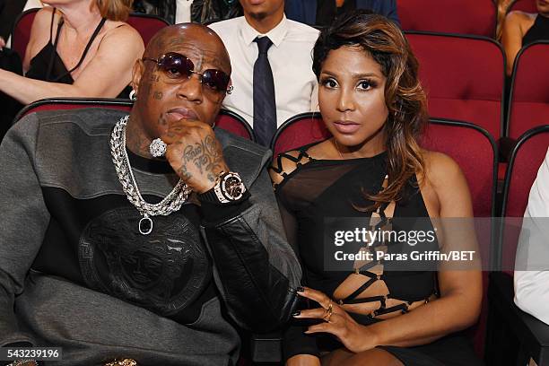 Recording artist Birdman and singer Toni Braxton attend the 2016 BET Awards at the Microsoft Theater on June 26, 2016 in Los Angeles, California.