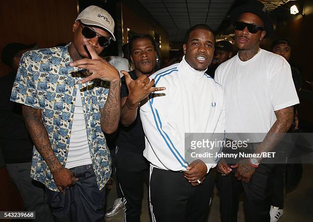 Slim 400, Mighty Baller, ASAP Ferg and YG attend the 2016 BET Experience - Staples Center Concert Presented by Sprite Performances by: LIL WAYNE & 2...