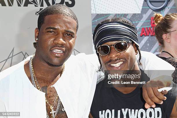 Recording artists A$AP Ferg and Marty Baller attend the Make A Wish VIP Experience at the 2016 BET Awards on June 26, 2016 in Los Angeles, California.