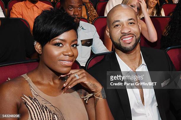 Singer Fantasia Barrino and guest attend the 2016 BET Awards at the Microsoft Theater on June 26, 2016 in Los Angeles, California.