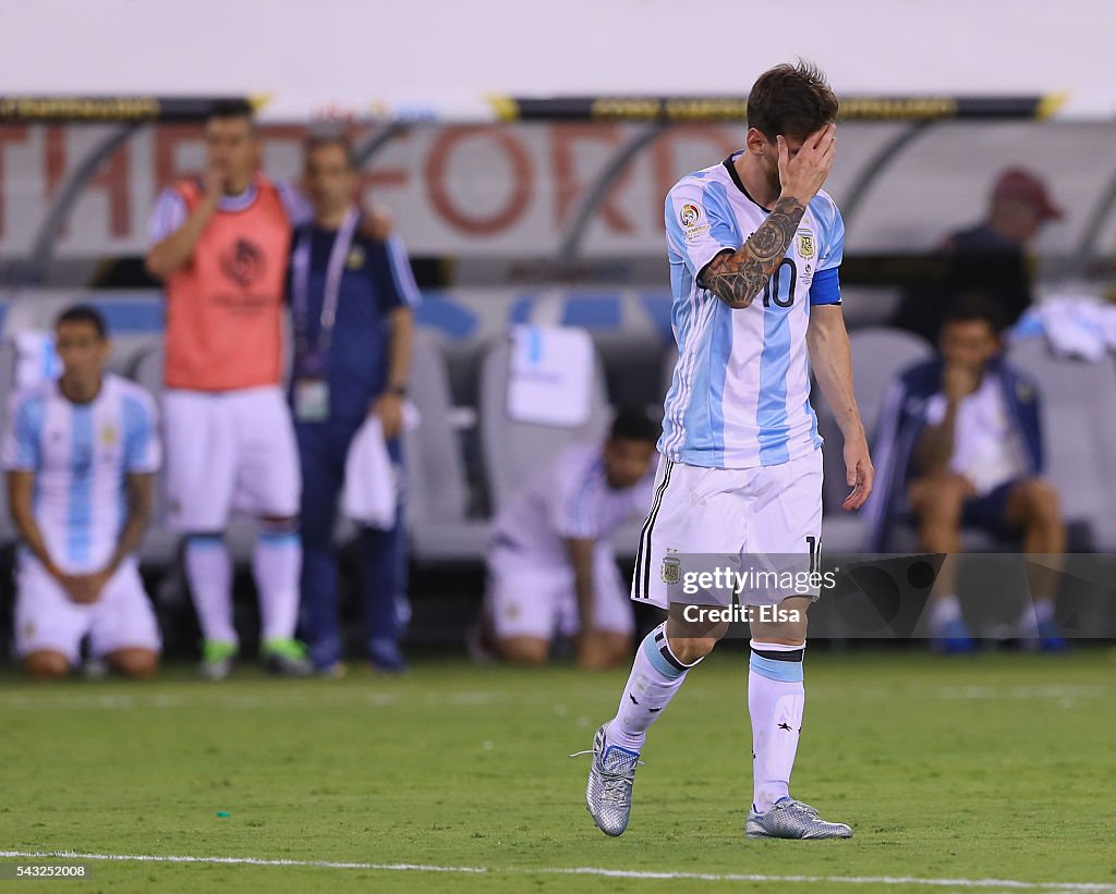 Argentina v Chile: Championship - Copa America Centenario