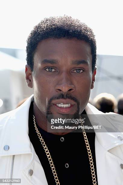 Actor Medina Islam attends the Nissan red carpet during the 2016 BET Awards at the Microsoft Theater on June 26, 2016 in Los Angeles, California.