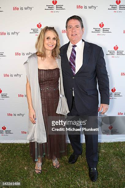 Anne Galloway and Aubrey Galloway attend 20th Anniversary Hamptons Heart Ball - An Evening Under the Stars at The Hayground School on June 25, 2016...