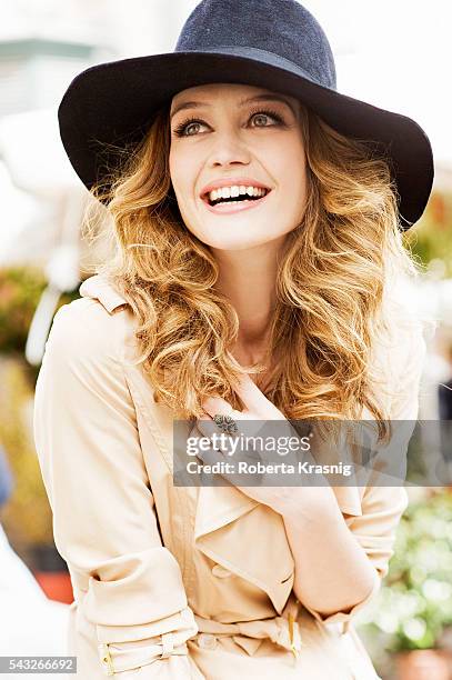 Actress Francesca Cavallin is photographed for Self Assignment on September 15, 2011 in Rome, Italy.