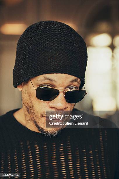 Artist JoeyStarr is photographed for Self Assignment on June 11, 2016 in Cabourg, France.