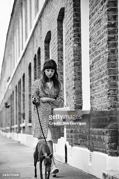 Singer and musician Foxes aka Louisa Rose Allen is photographed for In-Style on April 4, 2014 in London, England.