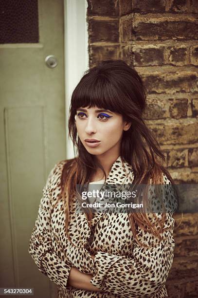 Singer and musician Foxes aka Louisa Rose Allen is photographed for In-Style on April 4, 2014 in London, England.