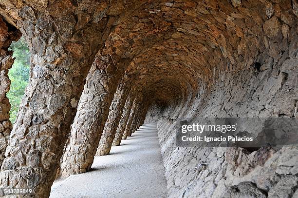barcelona parque guell - park guell stock pictures, royalty-free photos & images
