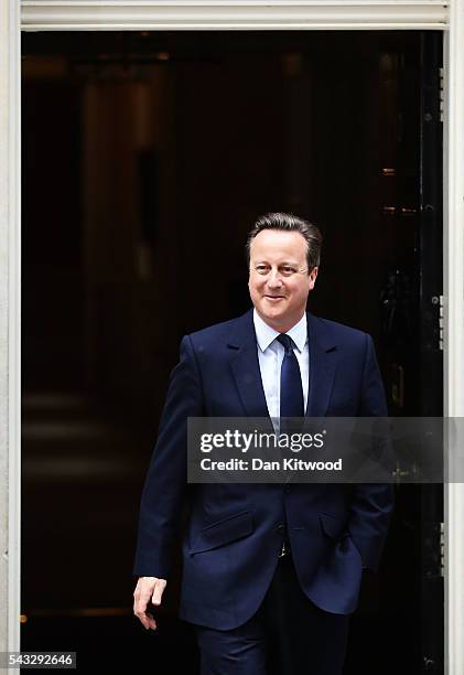 Prime Minister, David Cameron leaves 10 Downing Street following a cabinet meeting on June 27, 2016 in London, England. British Prime Minister David...