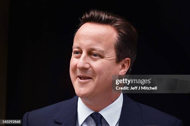 Prime Minister, David Cameron leaves 10 Downing Street following a cabinet meeting on June 27, 2016 in London, England. British Prime Minister David...